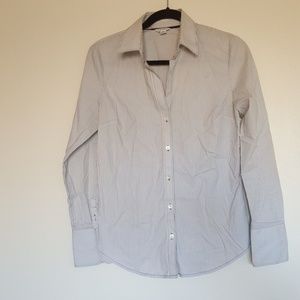 Calvin Klein Pinstriped Button Up